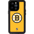 NHL Boston Bruins Solid Background iPhone 15 Pro Waterproof Case